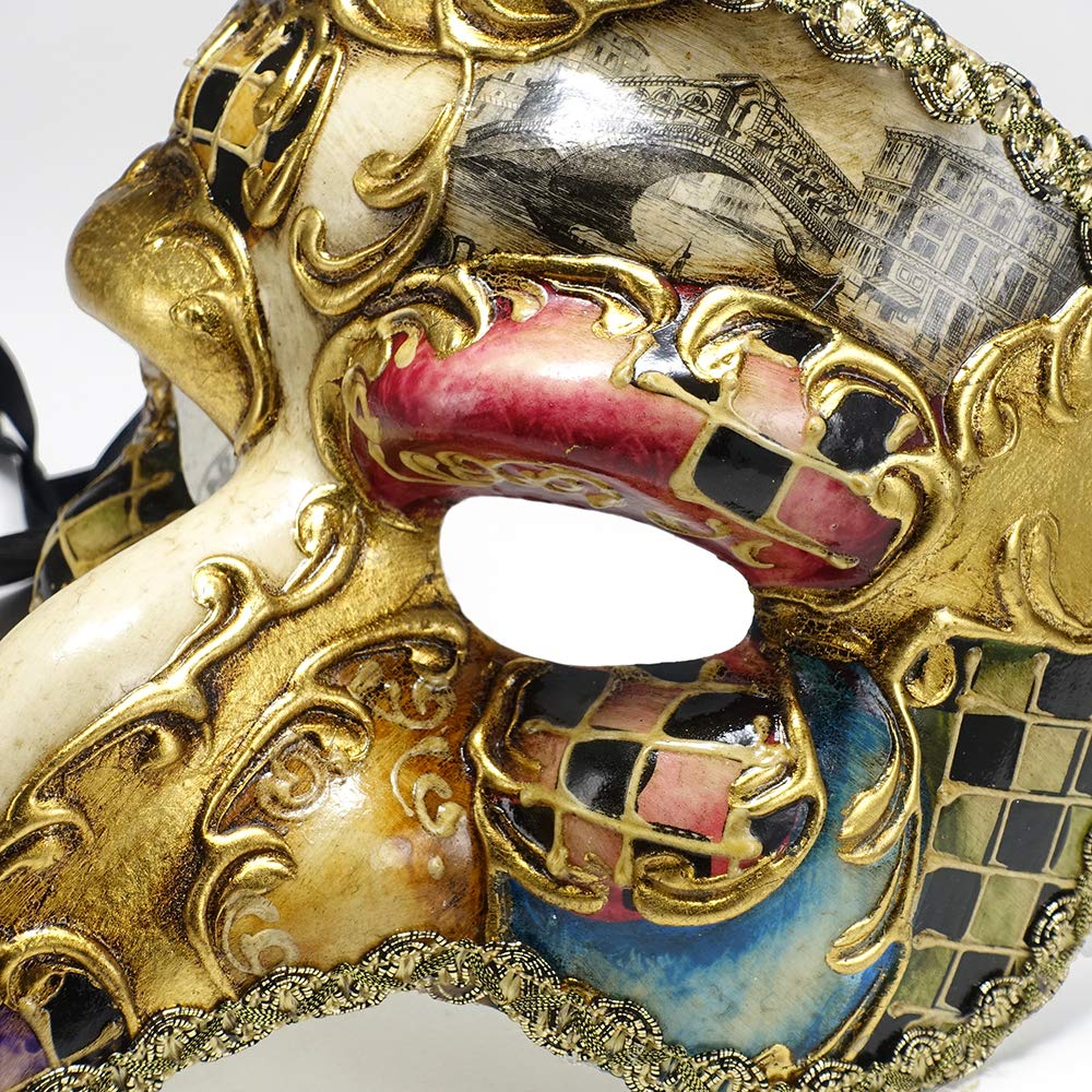 Amazon.co.jp: イタリー製 マスケラ 仮面 【Capitano】カピターノ 隊長